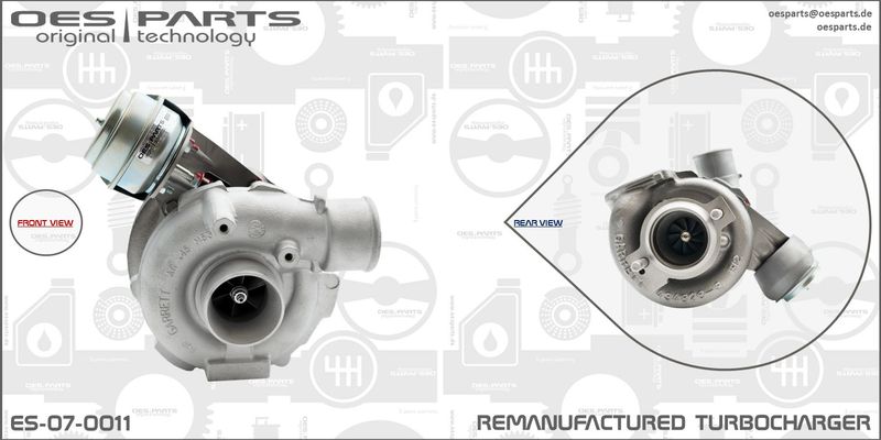 OES PARTS Kompresors, Turbopūte ES-07-0011